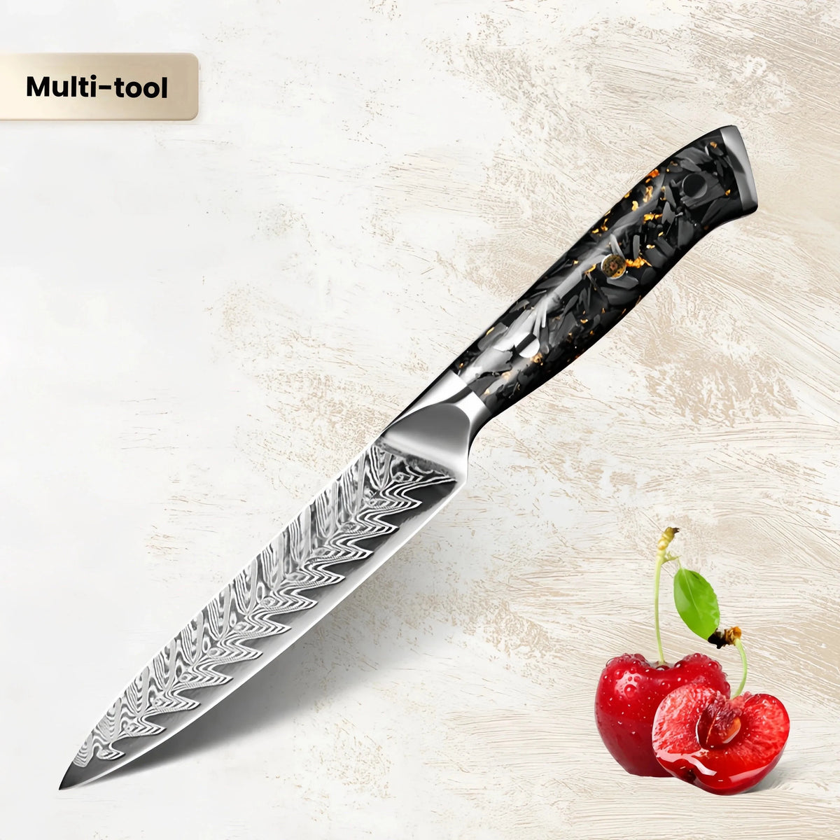 Cuchillo multiusos damasco VG10 – vista 1