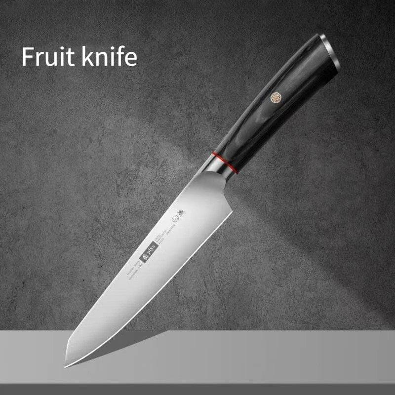 Cuchillo de cocina con mango de madera maciza – vista 3