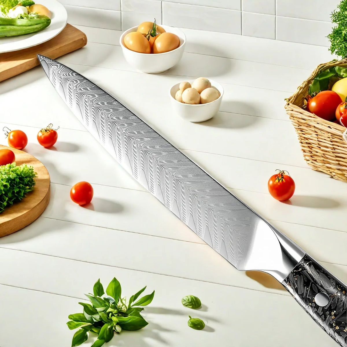 Cuchillo multiusos damasco VG10 – vista 3