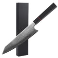 Cuchillo cebollero damasco 20 cm con mango G10 – vista 7